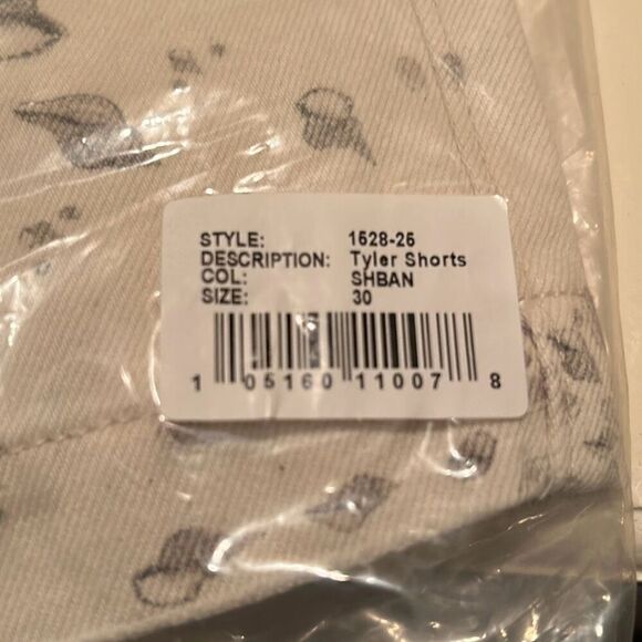 Ser.O.Ya Seroya Mens 30 Swim Board Shorts Bandana Print Shell Beige Pockets NWT - Picture 6 of 7